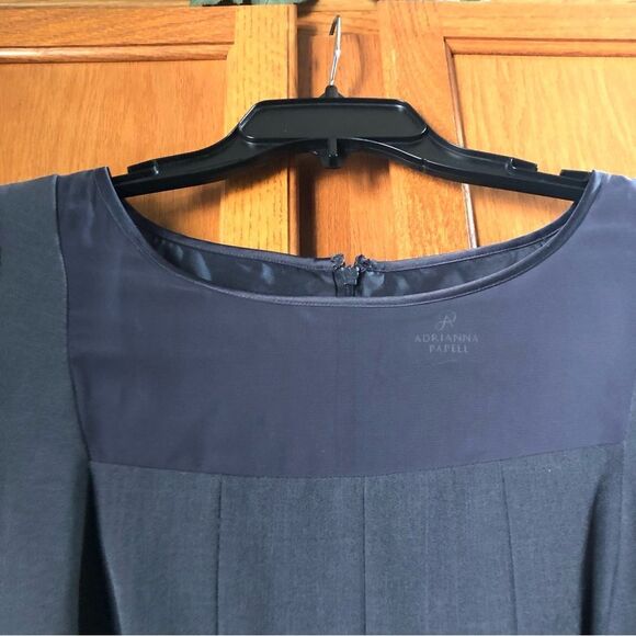 Adrianna Papell Classic Scoop Neck Cap Sleeve Sheath Dress - 12 - Picture 7 of 13